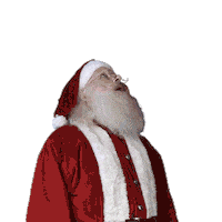 Ville_Angers christmas santa watching ciel Sticker