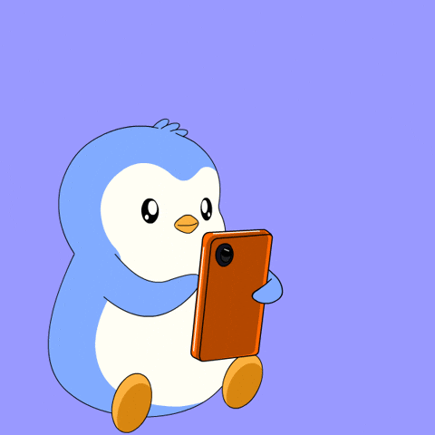 Phone Yes GIF by Pudgy Penguins