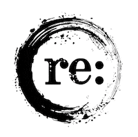 reopera logo white reopera Sticker