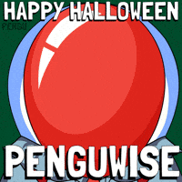 Scared Trick Or Treat GIF by Pudgy Penguins