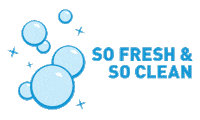 TTIFLOORCARE home sparkle clean bubbles Sticker
