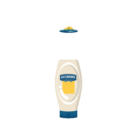 Spaceship Mayonnaise Sticker by Hellmann's Brasil