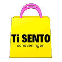 tisentoscheveningen shop bag bags shopping bag Sticker