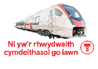Transport_Wales tfw tren transport for wales taith Sticker