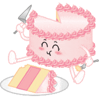 Hungry Happy Birthday Sticker