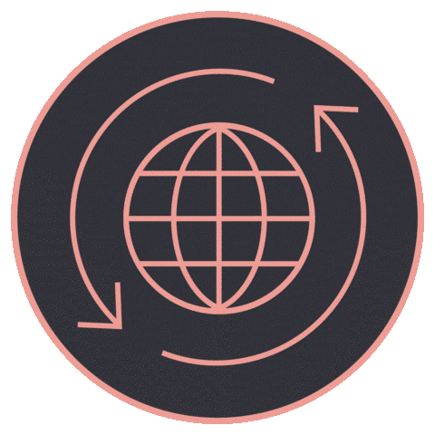World Sticker by Unerwartet Design
