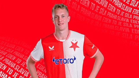 Football Smile GIF by SK Slavia Praha
