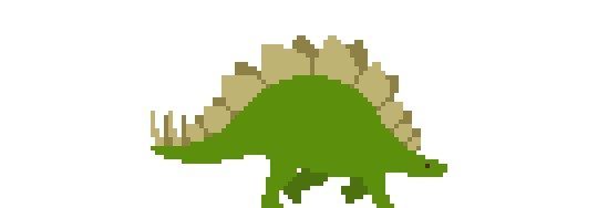 dinosaur stegosaurus STICKER