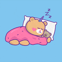 Tired Good Night GIF by Jessica Lau