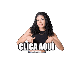 Todecacho Clica Aqui Sticker by Salon Line