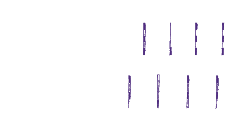 Bu Bleed Purple Sticker by Bishop's Gaiters