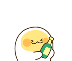 Happy Champagne Sticker