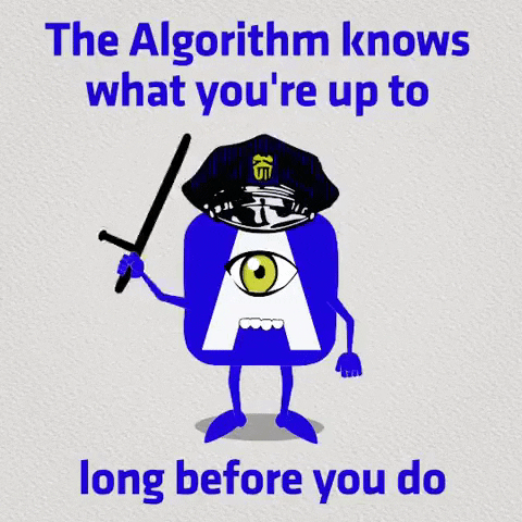 kinetoons giphygifmaker spying minority report the algorithm GIF