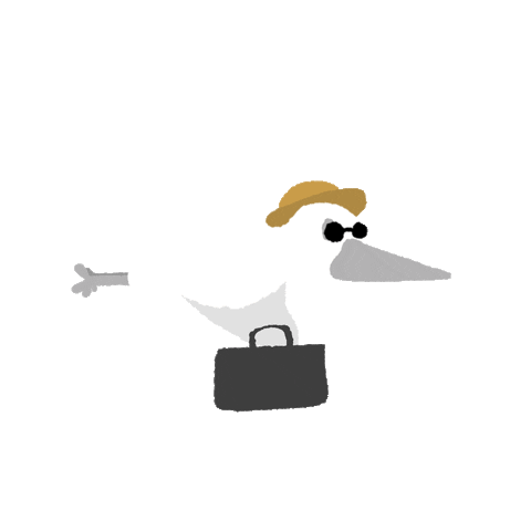 mouse_ro_grim giphyupload bird ducjaadoyo 덕자도요 Sticker