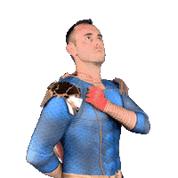 Gamer Superhero Sticker