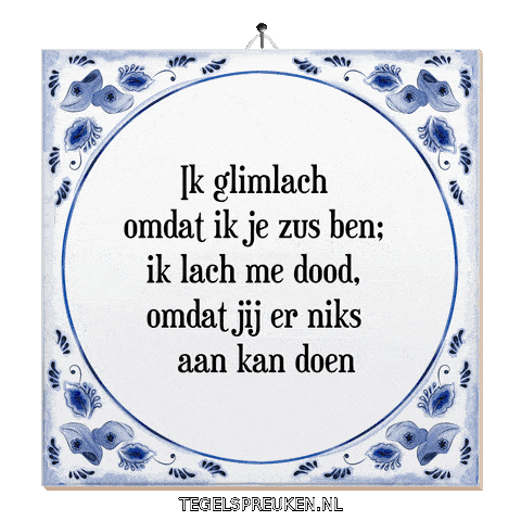 Humor Wijsheid Sticker by Tegelspreuken.nl