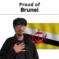 Brunei Bn Sticker