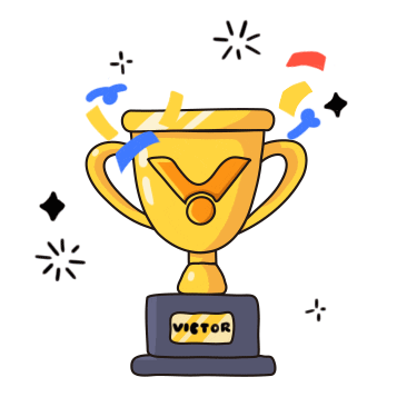 Champion Sticker by VICTOR