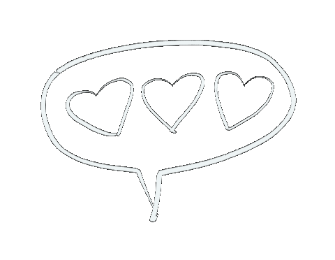 In Love Hearts Sticker