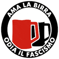 Beer Cheers Sticker by Lato B Milano