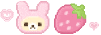 Pixel Hearts Sticker