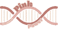 Dna Pink Power Sticker by OKC Frenchies