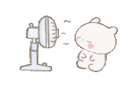 chubbylilrabbit hot cool summer kawaii Sticker