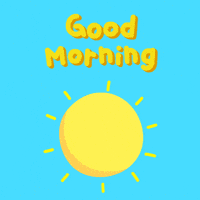 Good Morning Hello GIF by Mikitti