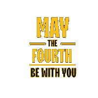 May The Fourth Be With You Star Wars Day Sticker by Pudgy Penguins