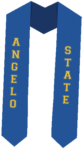 Graduation Commencement Sticker by Angelo State University