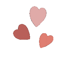 In Love Hearts Sticker