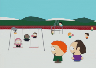 kids walking GIF by South Park 