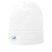 Andorfins white snow run running Sticker