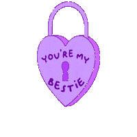 ilustrateste heart friend friendship bestie Sticker