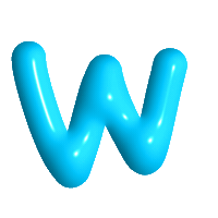 English Alphabet Sticker