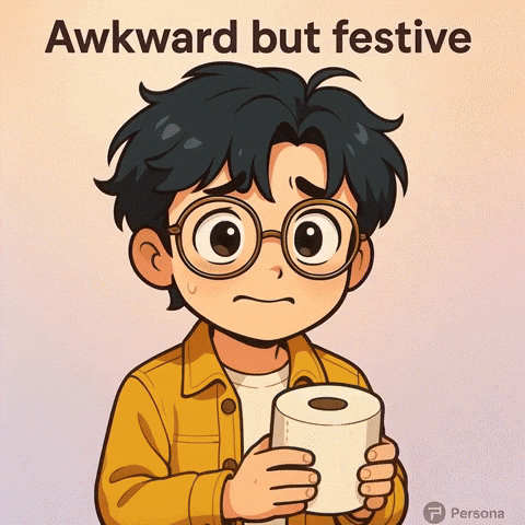 Awkward Toilet Paper GIF by Persona