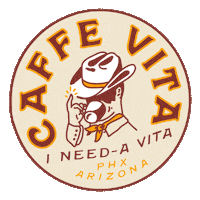 Phoenix Arizona Coffee Roaster Sticker by Vita Coffee