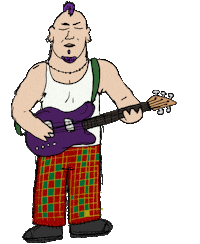 Rock N Roll Sticker by Sick Animation