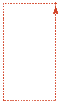 Dotted Line Loop Sticker by Northern Vermont University
