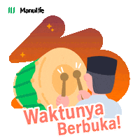 Ramadan Berbuka Sticker by Manulife Indonesia