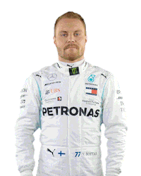 Valtteri Bottas No Sticker by Mercedes-AMG Petronas Motorsport