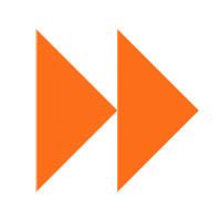 Arrow Orange Sticker by Meenes