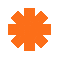 Star Orange Sticker by Meenes