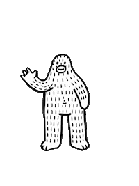 Wave Hello Sticker by Frank Ape