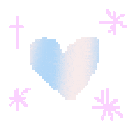 Heart Sparkle Sticker by The Digital Fairy