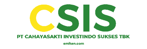 Pt Cahaya Sakti Investindo Sukses Sticker by emiten.com