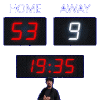 9 Away Sticker