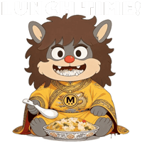 Nom Nom Eating Sticker