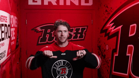 Buhl GIF by Rapid City Rush