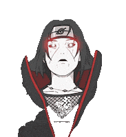 Itachi Uchiha Naruto Sticker by Alissandra